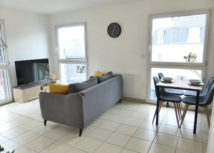 T2 Republique Parking Inclus Daire Nantes